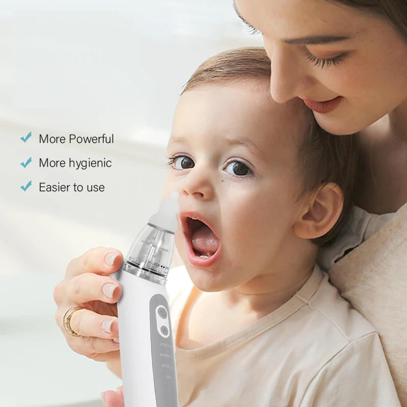 Baby Electric Nasal Aspirator - Safe & Hygienic Nose Cleaner for Newborns