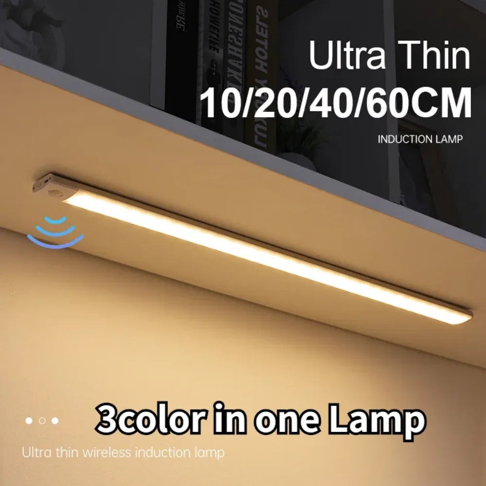 MotionGlow™ - Ultra-Thin Wireless LED Sensor Light | USB Rechargeable ...
