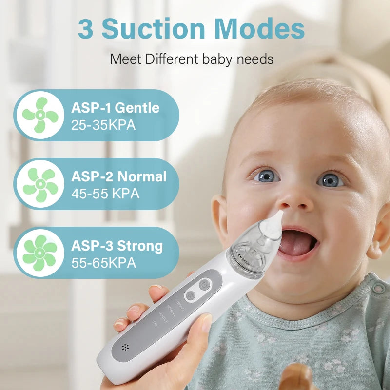 Baby Electric Nasal Aspirator - Safe & Hygienic Nose Cleaner for Newborns